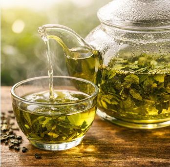 녹차 우려내는 방법 티포트 이미지