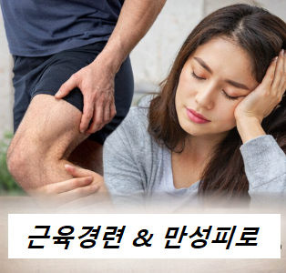 마그네슘 부족으로 인한 근육 경련과 만성 피로 증상 이미지