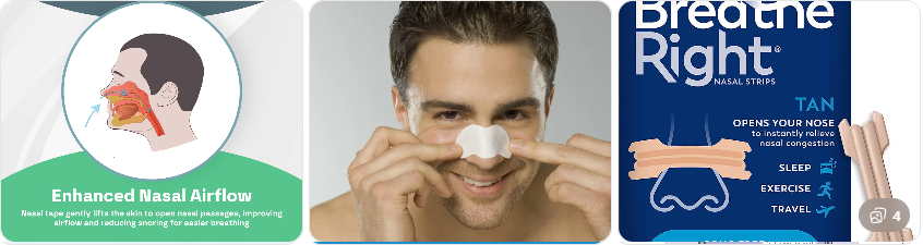 코골이 방지 제품 (코 스트립)