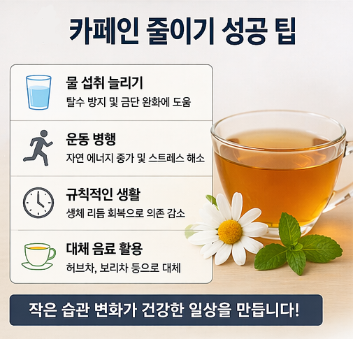 카페인 끊기 성공률 높이는 핵심 습관 