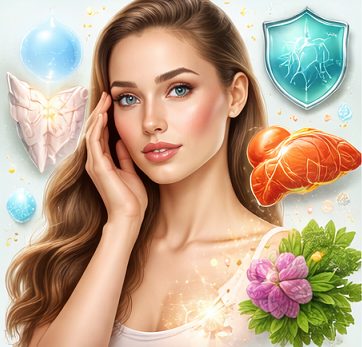 항산화 작용으로 활성산소를 줄이는 글루타치온 효과를 표현한 이미지 항산화 작용으로 활성산소를 줄이는 글루타치온 효과를 표현한 이미지