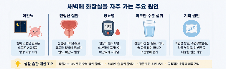 새벽에 화장실을 자주 가는 원인