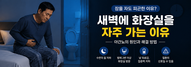 새벽에 화장실을 자주 가는 이유