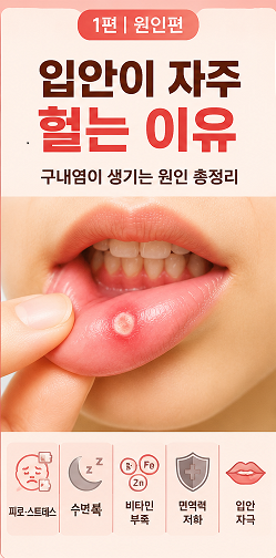 입안이 자주 헐는 이유