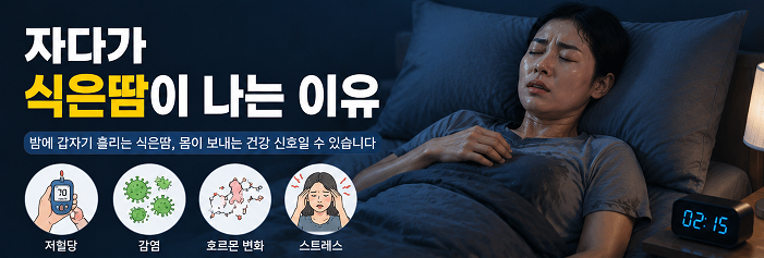 자다가 식은땀이 나는 이유