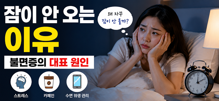 잠이 안 오는 이유