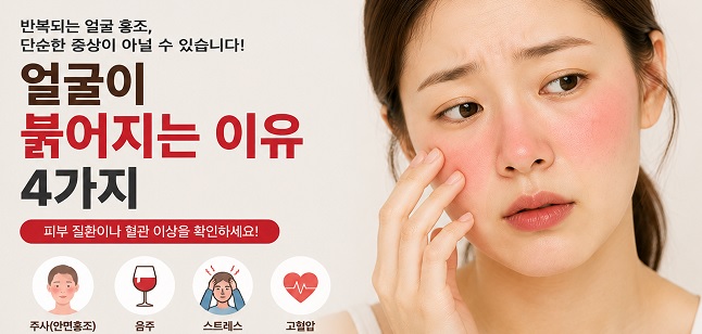 얼굴이 붉어지는 이유