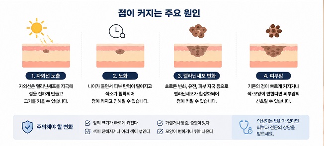 점이 커지는 주요 원인