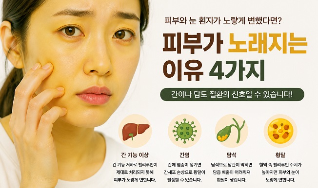 피부가 노래지는 이유